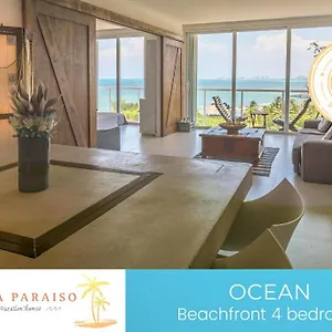 Ocean Beachfront 4 Bdr -amazing Oceanview Cancun